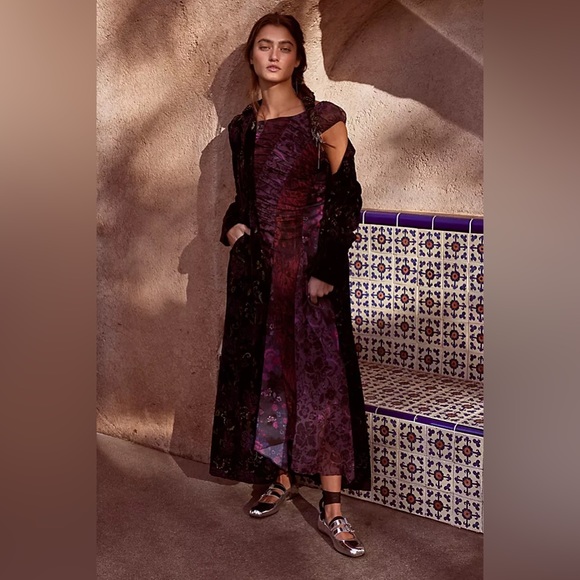 NWT Heart to Heart Free People MIDI Dress - Picture 4 of 4